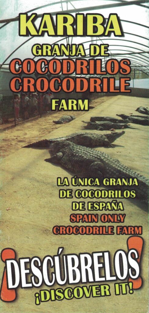 Una granja de cocodrilos real y próxima.
